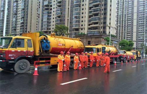 蓬江市政管道清淤